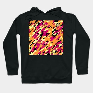 Golden Purple Camouflage Hoodie